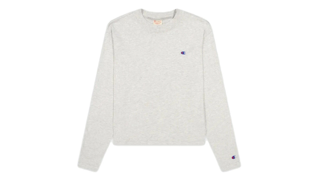 Champion Long Sleeve Jersey Top Gris / Grey 1 Champion Long Sleeve Jersey Top Gris / Grey