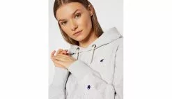 Champion Hooded Sweatshirt Gris / Grey 5 Champion Hooded Sweatshirt Gris / Grey -Sweat-shirts Femme boutique en ligne 114778 em0042