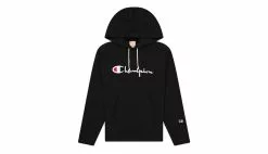 Champion Reverse Weave Script Logo Hoodie Noir / Black