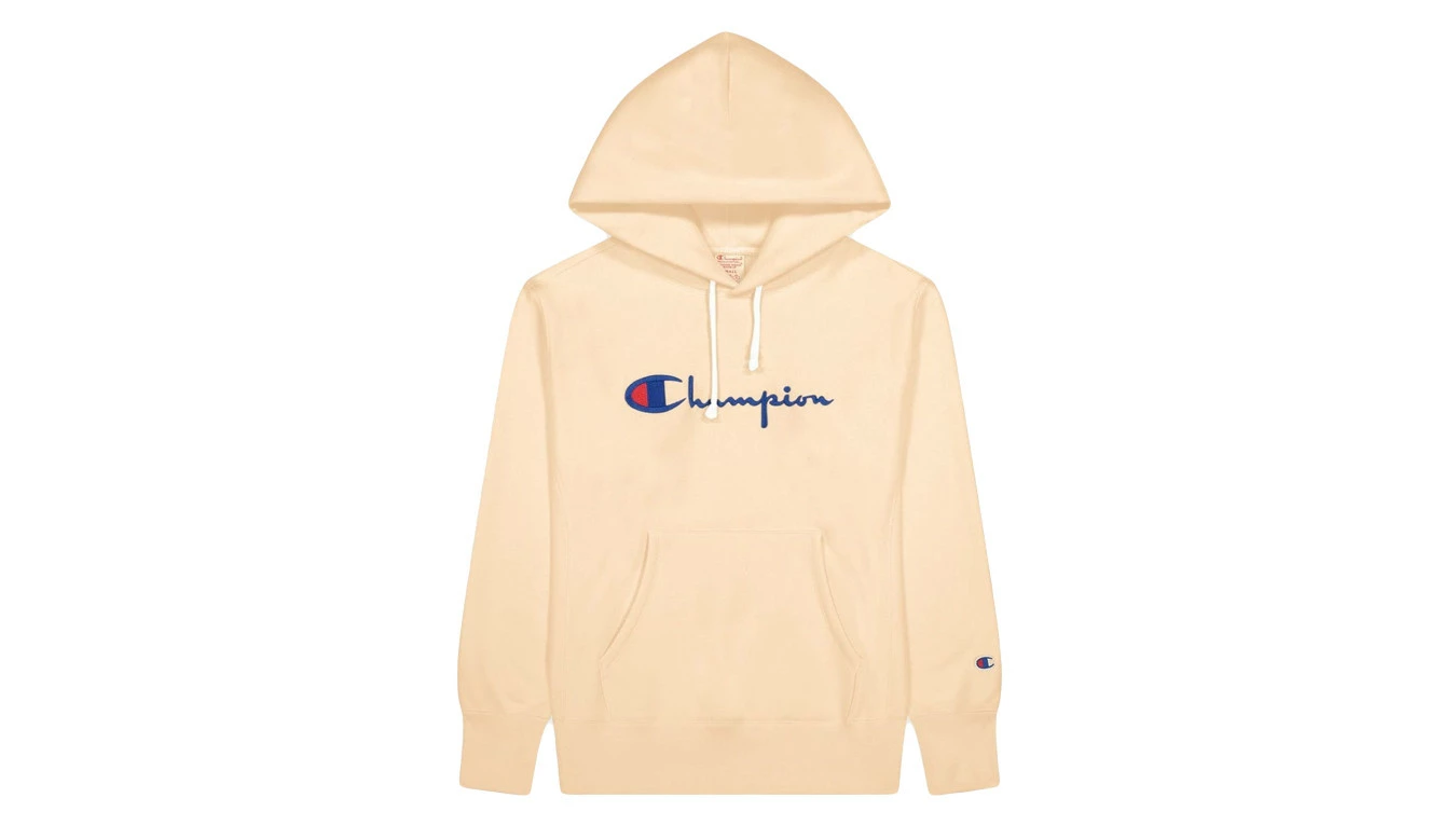 Champion Reverse Weave Script Logo Hoodie Orange / Orange 1 Champion Reverse Weave Script Logo Hoodie Orange / Orange