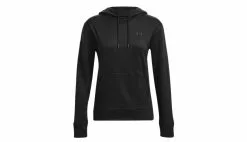 Under Armour W Armour Fleece Left Chest Hoodie Noir / Black