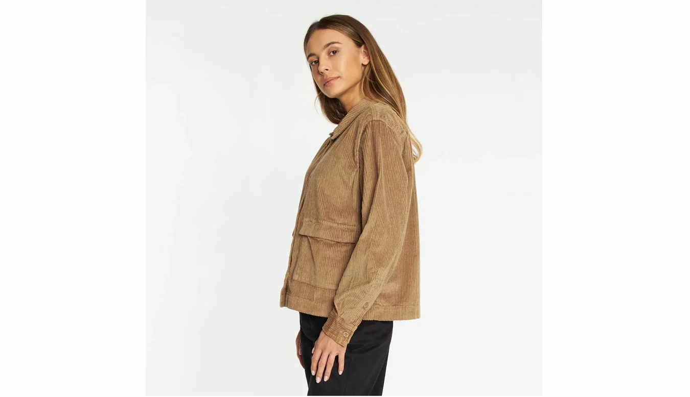 Dedicated Shirt Lima Corduroy Tiger Brown Marron / Brown 3 Dedicated Shirt Lima Corduroy Tiger Brown Marron / Brown – Image 3