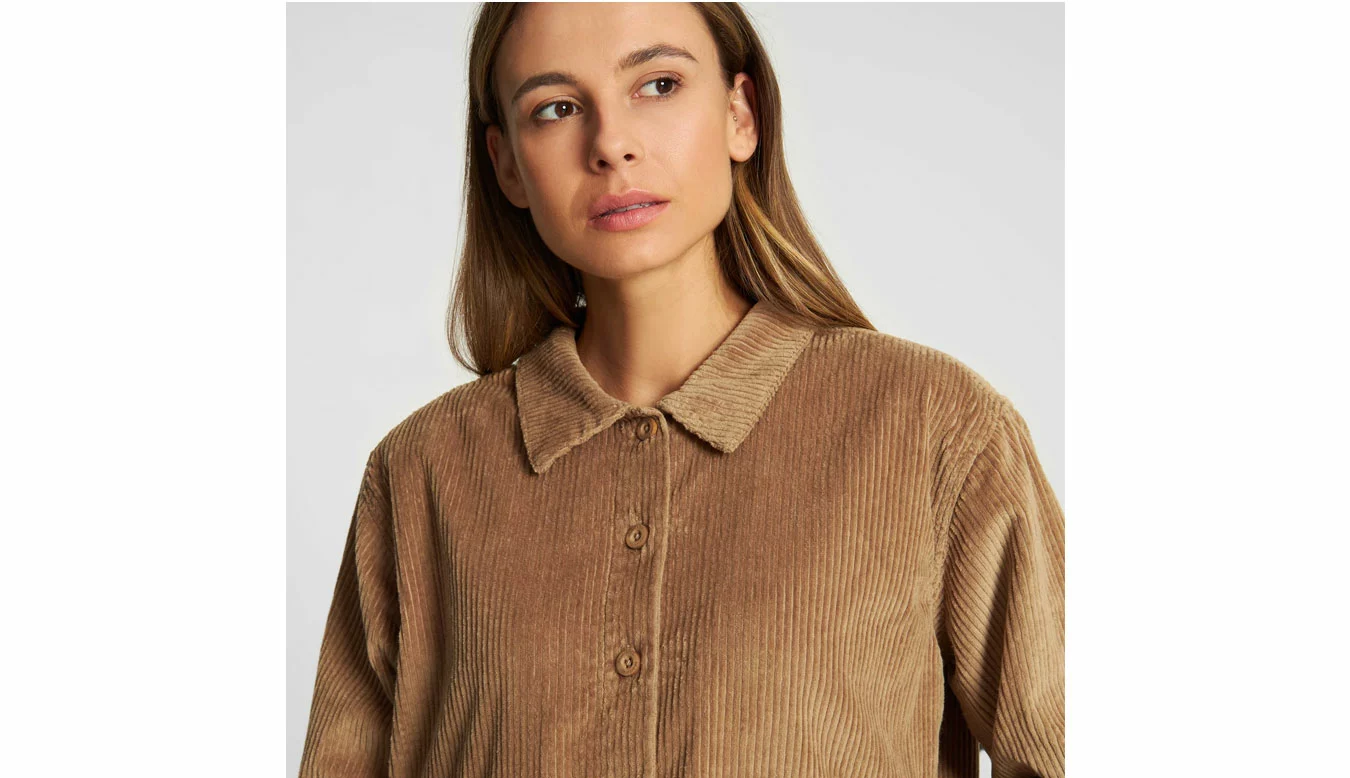 Dedicated Shirt Lima Corduroy Tiger Brown Marron / Brown 2 Dedicated Shirt Lima Corduroy Tiger Brown Marron / Brown – Image 2