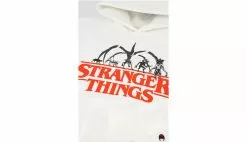 Champion X Stranger Things Hoodie Blanc / White -Sweat-shirts Femme boutique en ligne 217780 ww001 1