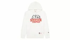 Champion X Stranger Things Hoodie Blanc / White