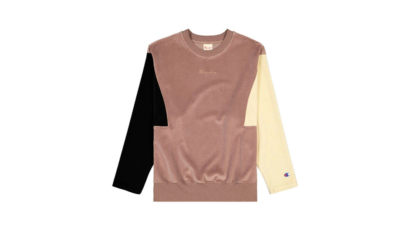 Champion Velour Colour Block Sweatshirt Multicolore / Multicolor 1 Champion Velour Colour Block Sweatshirt Multicolore / Multicolor