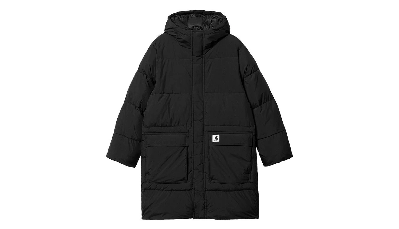 Carhartt WIP W Erie Coat Black Noir / Black 1 Carhartt WIP W Erie Coat Black Noir / Black