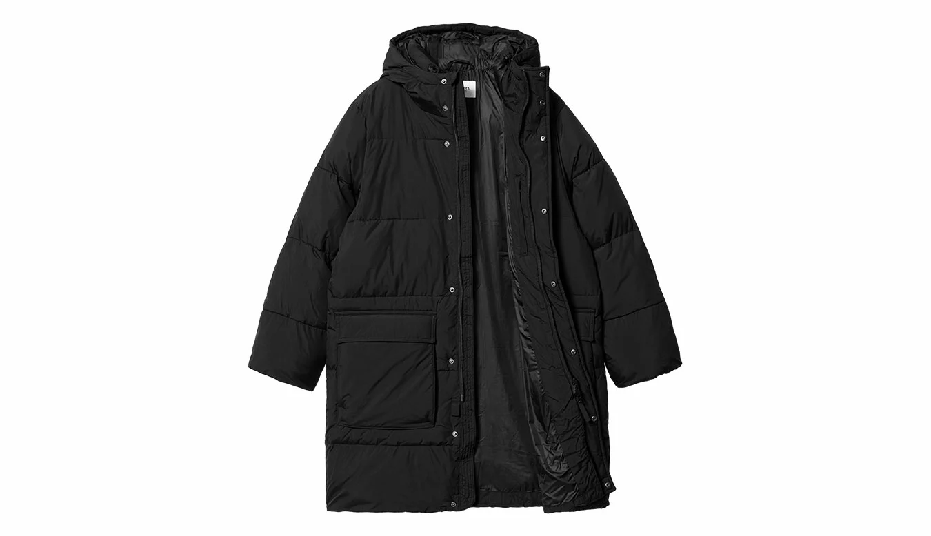 Carhartt WIP W Erie Coat Black Noir / Black 2 Carhartt WIP W Erie Coat Black Noir / Black – Image 2