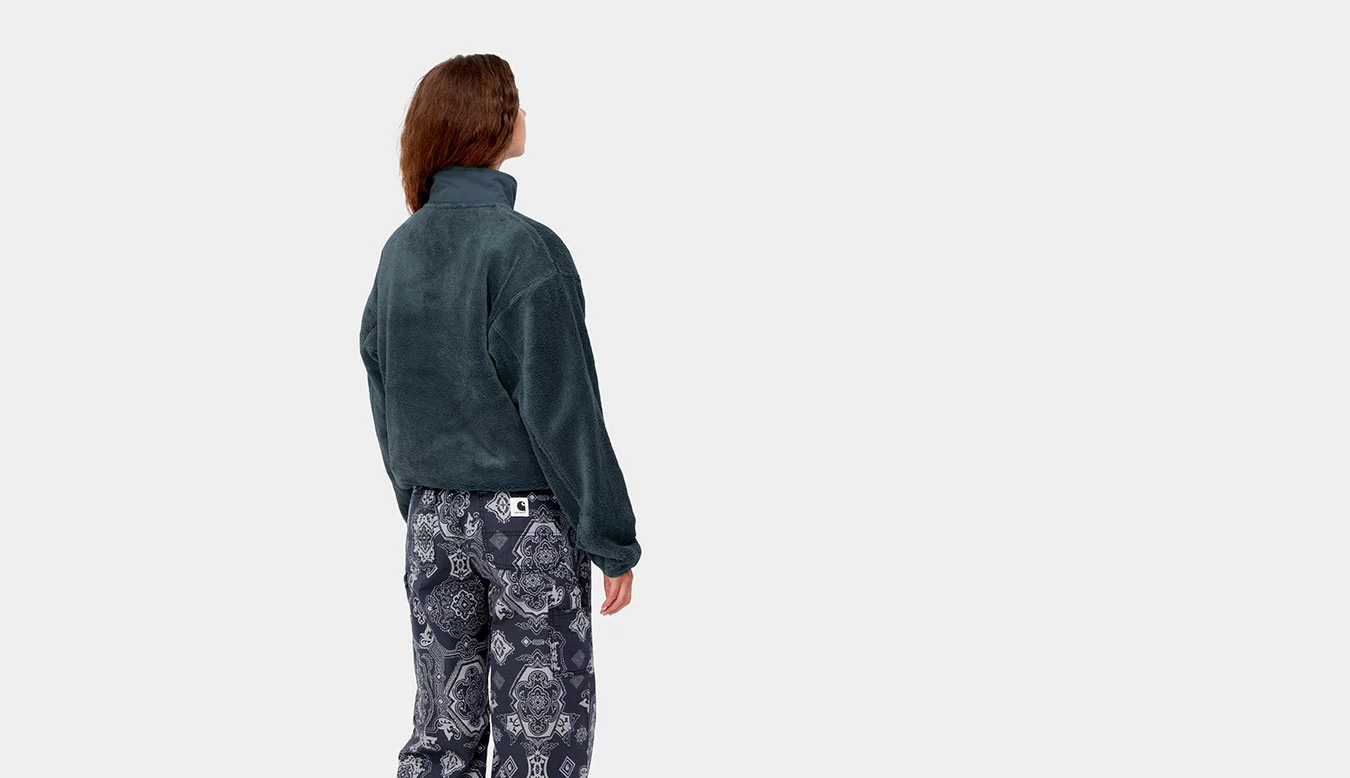 Carhartt WIP W Mirada Sweatshirt Bleu / Blue 4 Carhartt WIP W Mirada Sweatshirt Bleu / Blue – Image 4