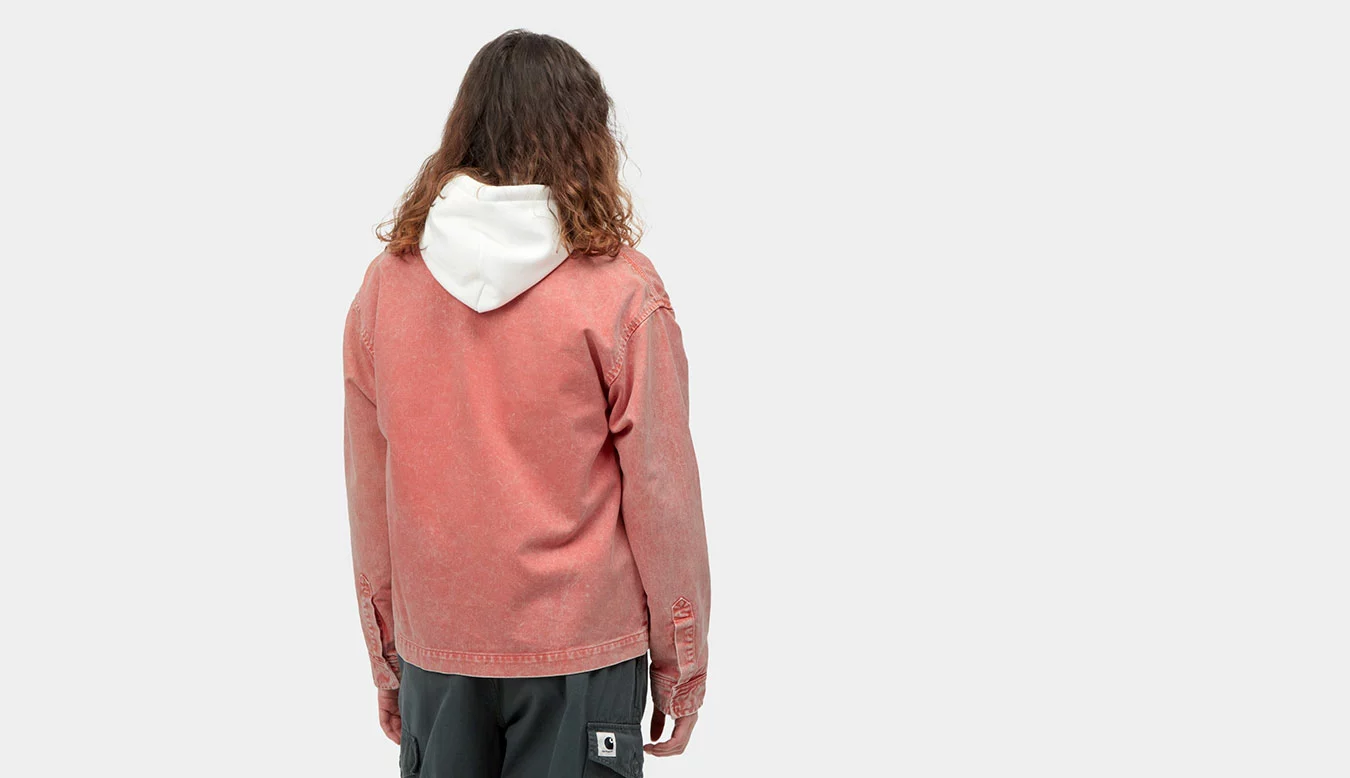 Carhartt WIP W Sonora Shirt Jac Elba Rose / Pink 5 Carhartt WIP W Sonora Shirt Jac Elba Rose / Pink – Image 5