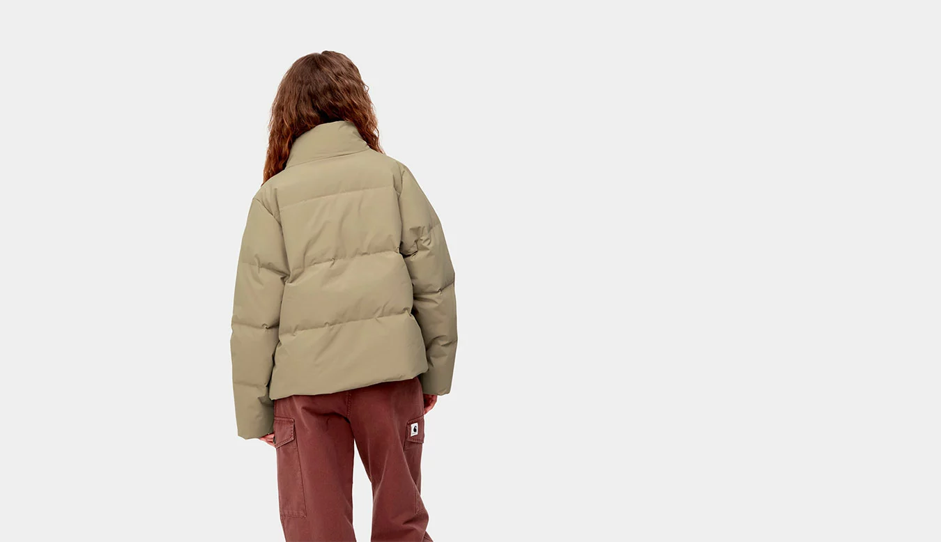 Carhartt WIP W Yanie Jacket Tanami Marron Clair / Light Brown 4 Carhartt WIP W Yanie Jacket Tanami Marron Clair / Light Brown – Image 4