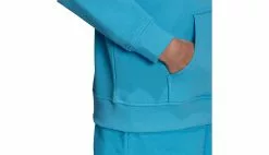 Adidas Adicolor Trefoil Hoodie Bleu / Blue -Sweat-shirts Femme boutique en ligne he69521