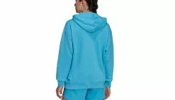 Adidas Adicolor Trefoil Hoodie Bleu / Blue -Sweat-shirts Femme boutique en ligne he69523