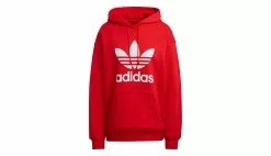Adidas Adicolor Trefoil Hoodie Rouge / Red
