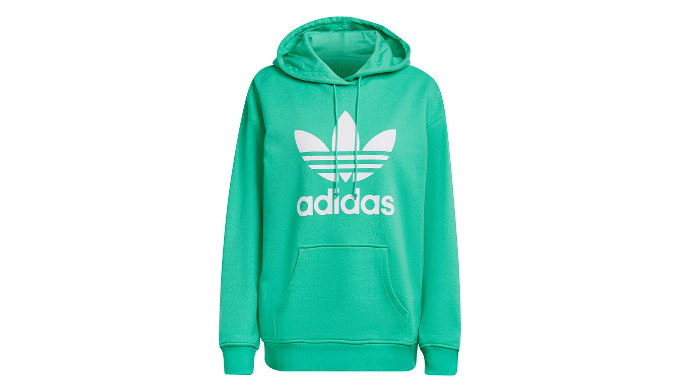 Adidas Adicolor Trefoil Hoodie Vert / Green 1 Adidas Adicolor Trefoil Hoodie Vert / Green