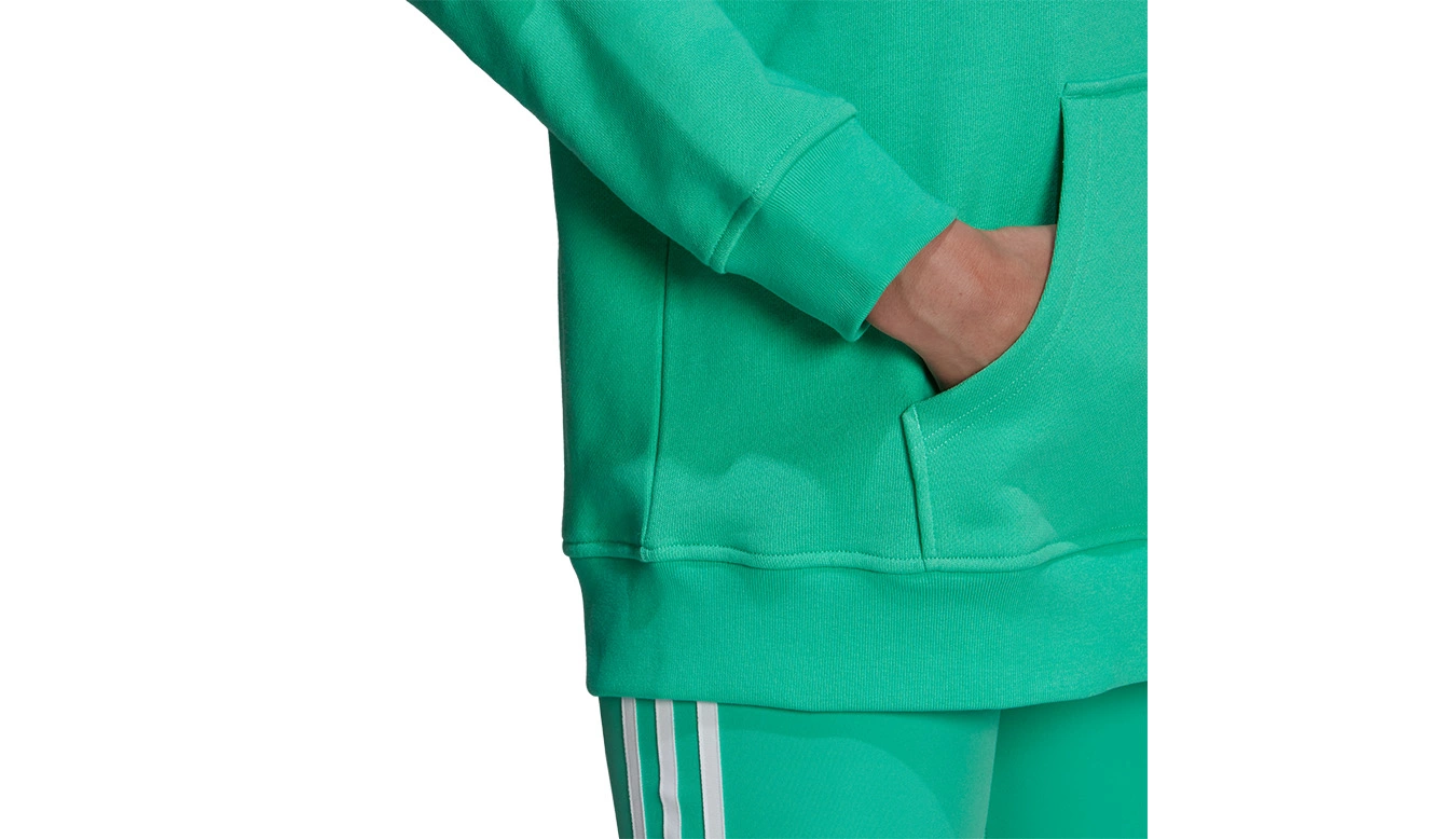 Adidas Adicolor Trefoil Hoodie Vert / Green 4 Adidas Adicolor Trefoil Hoodie Vert / Green – Image 4
