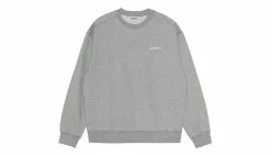 Carhartt WIP W Carhartt Script Sweatshirt Grey Heather Gris / Grey