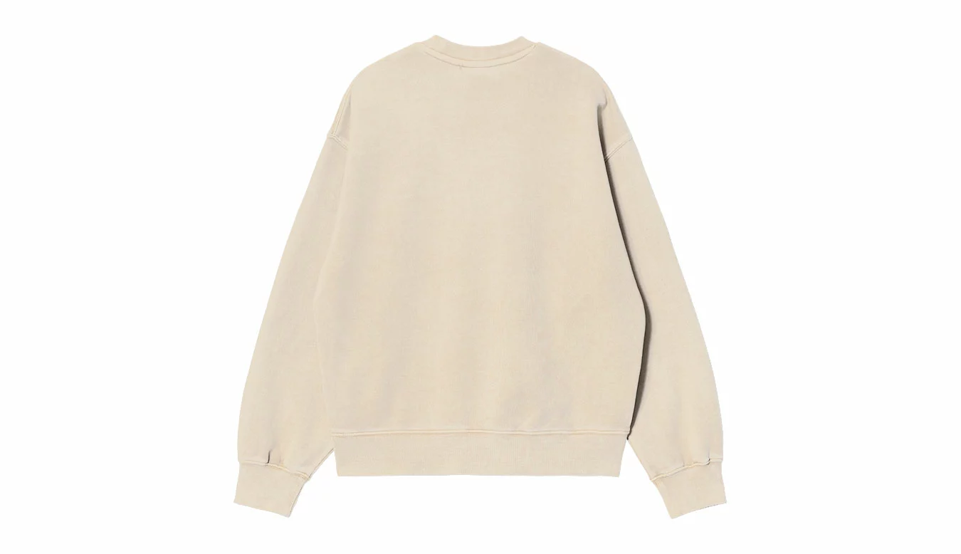 Carhartt WIP W Nelson Sweat Natural Marron Clair / Light Brown 2 Carhartt WIP W Nelson Sweat Natural Marron Clair / Light Brown – Image 2