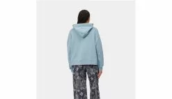 Carhartt WIP W Hooded Chester Sweatshirt Misty Sky Bleu / Blue -Sweat-shirts Femme boutique en ligne i030967 0w9 xx 0