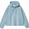Carhartt WIP W Hooded Chester Sweatshirt Misty Sky Bleu / Blue