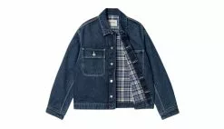 Carhartt WIP W Rider Shirt Jac Bleu / Blue -Sweat-shirts Femme boutique en ligne i031667 01 06