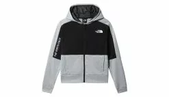 The North Face W Mountain Athletics Full Zip Fleece Gris / Grey