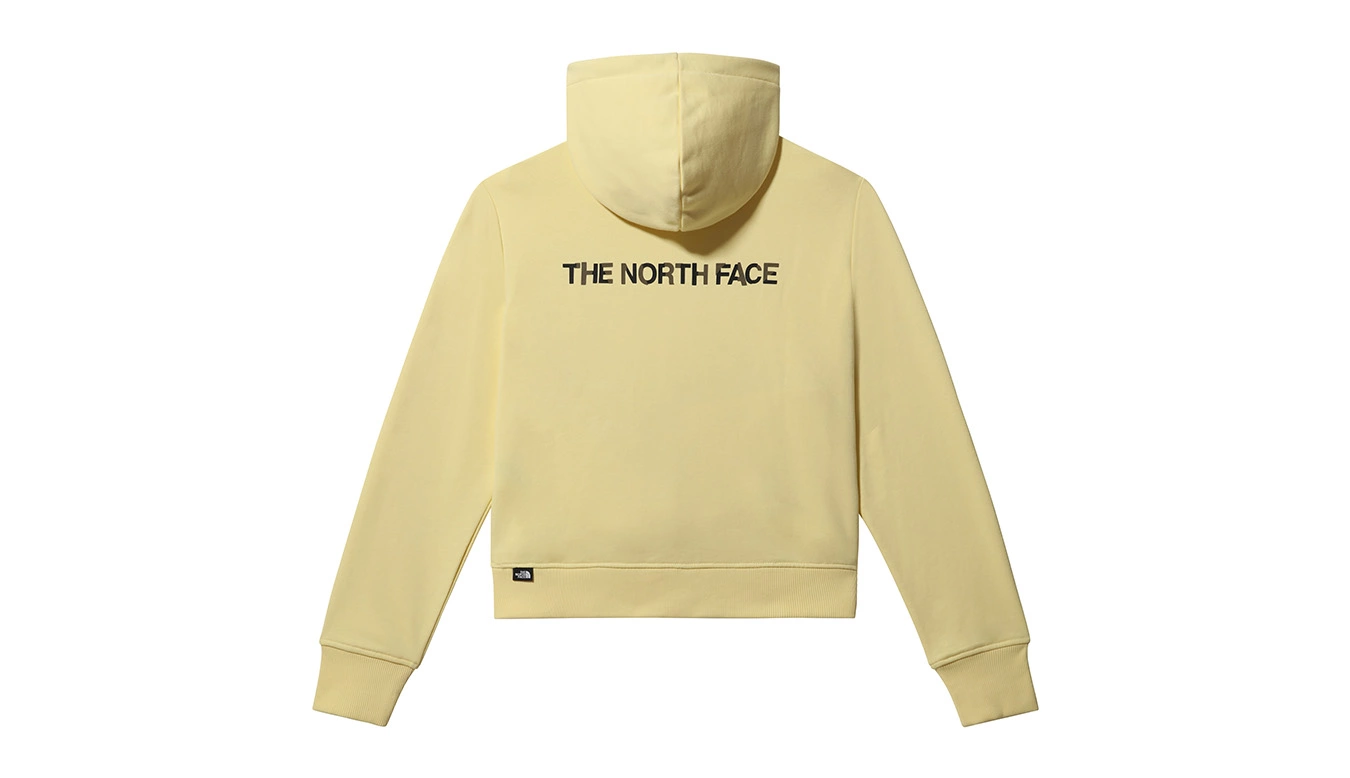 The North Face W Hoodie Graphic PH Jaune / Yellow 2 The North Face W Hoodie Graphic PH Jaune / Yellow – Image 2