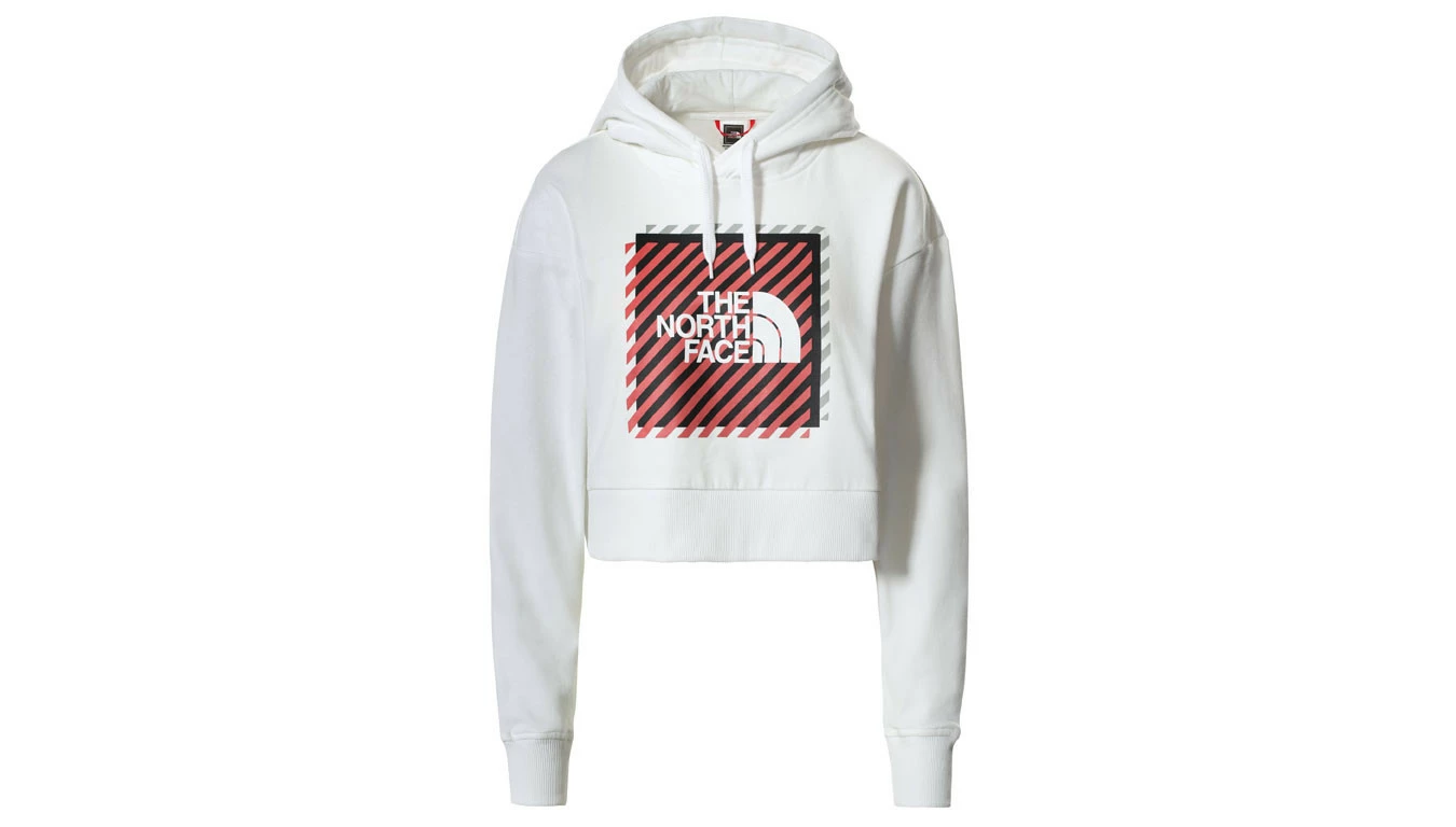 The North Face W Coord Crop Hoodie Blanc / White 1 The North Face W Coord Crop Hoodie Blanc / White