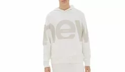 New Balance Athletics Unisex Out Of Bounds Hoodie Blanc / White