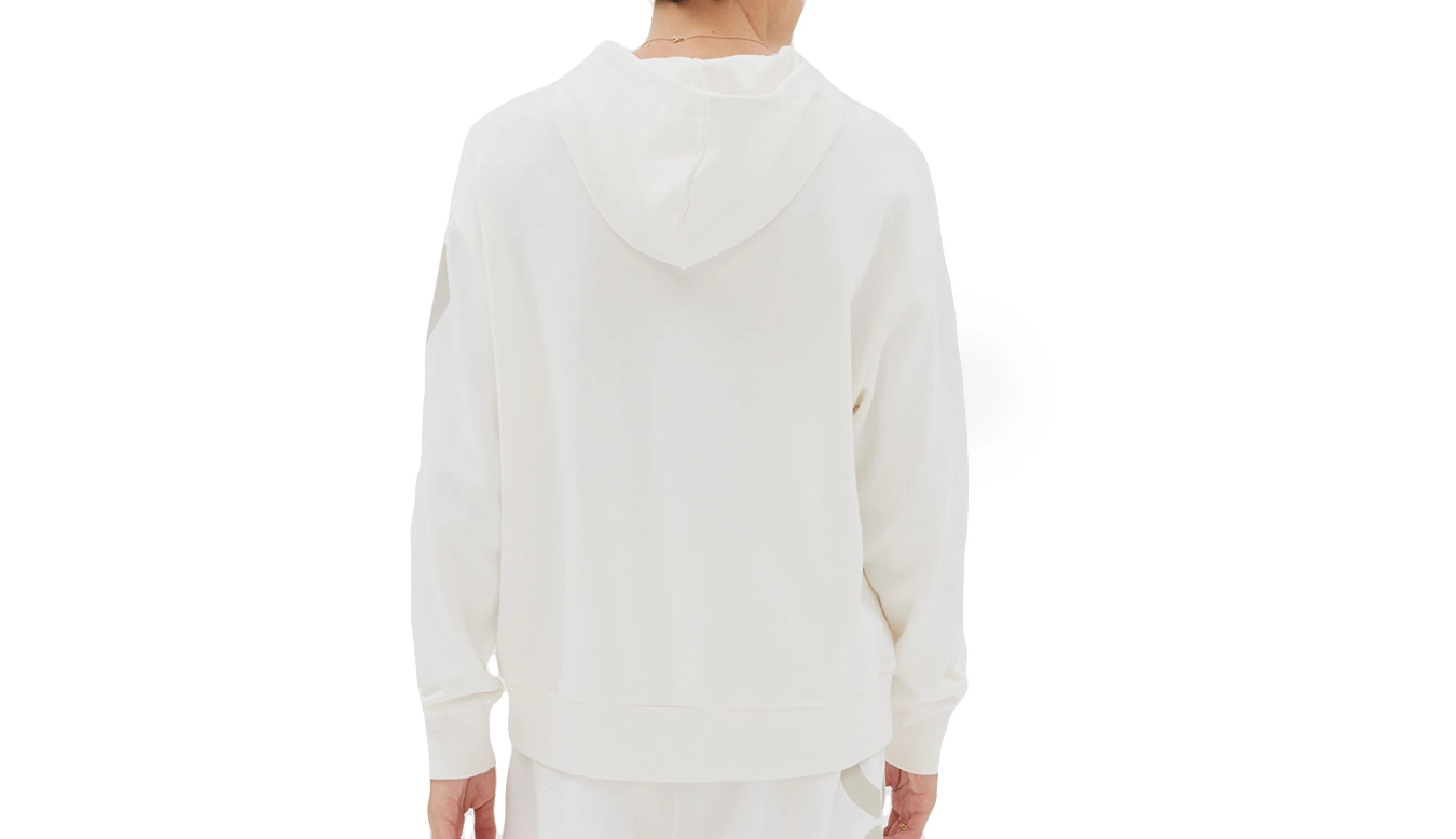 New Balance Athletics Unisex Out Of Bounds Hoodie Blanc / White 2 New Balance Athletics Unisex Out Of Bounds Hoodie Blanc / White – Image 2