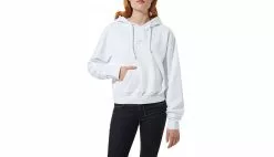 Vans Wm Sponsorship Hoodie White Blanc / White -Sweat-shirts Femme boutique en ligne vans wm sponsorship hoodie white vn0a4dqhwht4