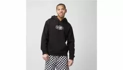 Vans Checkerboard Research Pullover Hoodie Noir / Black -Sweat-shirts Femme boutique en ligne vn0000c2blk 0