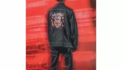 Vans X Stranger Things Hellfire Club Jean Jacket Bleu / Blue -Sweat-shirts Femme boutique en ligne vn0007rvblk 8