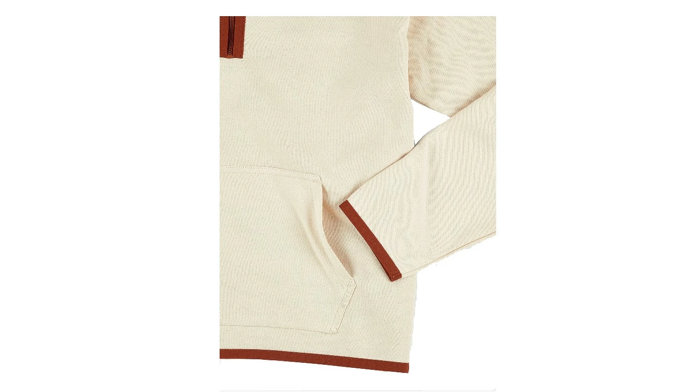 Vans WMNS Surf Supply Half Zip Sweatshirt Blanc / White 4 Vans WMNS Surf Supply Half Zip Sweatshirt Blanc / White – Image 4