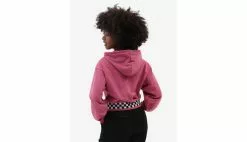 Vans Boom Boom Check Hoodie Rose / Pink -Sweat-shirts Femme boutique en ligne vn0a7ykfbel 1