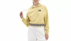 Vans Boom Boom Check Hoodie Jaune / Yellow -Sweat-shirts Femme boutique en ligne vn0a7ykfy7o 0