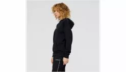 New Balance Essentials Fleece Hoodie W Noir / Black -Sweat-shirts Femme boutique en ligne wt23516bk 2